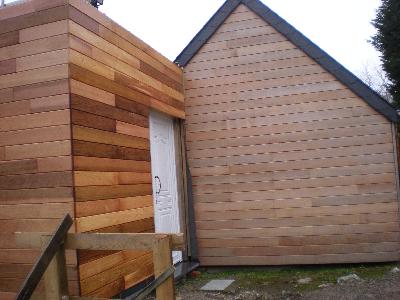 JLM-toitures-Namurbardage en bois de cedre 